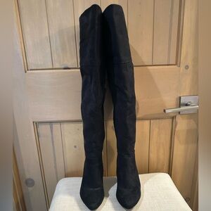 Black Over-the-Knee Women's Boots